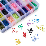 24 Colors Polymer Clay Beads for DIY Jewelry Making - 4mm 6mm 8mm Heishi Bead