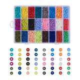 24 Colors Polymer Clay Beads for DIY Jewelry Making - 4mm 6mm 8mm Heishi Bead