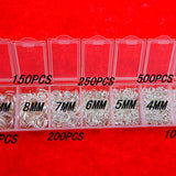 2500 Pcs Jump Rings Set 3-9mm DIY Jewelry