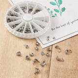 304 Stainless Steel Crimp Bead Tips for Jewelry Making
