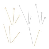 304 Stainless Steel Eye Pins, Head pins, Ball Head pins - DIY Jewelry Making