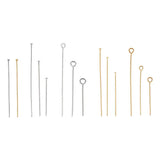 304 Stainless Steel Eye Pins, Head pins, Ball Head pins - DIY Jewelry Making