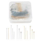 304 Stainless Steel Eye Pins, Head pins, Ball Head pins - DIY Jewelry Making