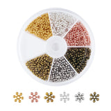 Snowflake Mixed Zinc Alloy Beads Spacers for DIY Jewelry Making