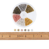 Snowflake Mixed Zinc Alloy Beads Spacers for DIY Jewelry Making