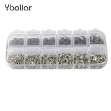 Alloy Jump Rings Clasp Findings 4-8mm Mix  DIY Jewelry Making