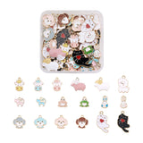 Animal Shape Alloy Pendants Colorful Enamel Charms for DIY Jewelry Making