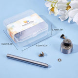 Brass Press Studs Cone Rivet Set DIY Leather Craft Rivets Repairing Accessories
