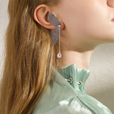Colorful Butterfly Wing Resin Dangle Earring Charms DIY Kit