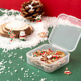 Christmas Alloy Enamel Pendants for DIY Jewelry Making Decor