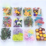 Crystal Epoxy Filler Dry Flower Nail Stickers Resin Material DIY Crafts Art