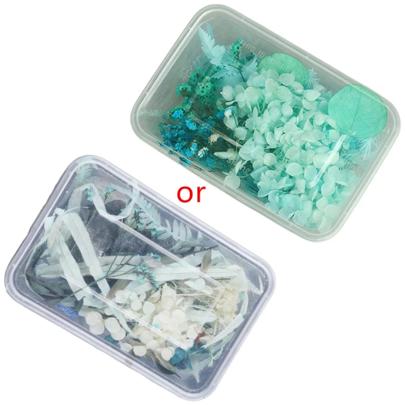 Crystal Epoxy Filler Dry Flower Nail Stickers Resin Material DIY Crafts Art