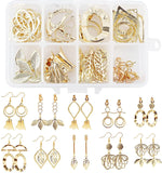 Alloy Metal Pendant Earrings Kit Classic Drop Mixed Shape Craft