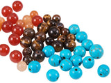 DIY 4 Strand Chakra Beaded Wrap Bangle Kit - Jewelry Craft Supplies