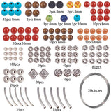 DIY 4 Strand Chakra Beaded Wrap Bangle Kit - Jewelry Craft Supplies