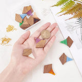 DIY Arrows Dangle Earrings Kit Resin Pendants Brass Ear Hooks Jump Rings