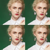 DIY Earrings Making Kit with Links Pendants Beads