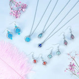DIY 9PCS Bead Cage Pendant Jewelry Kit