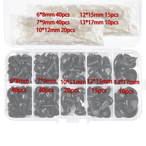 Craft Eyes Noses Set Doll Accessories Plastic Safety Eyes Noses