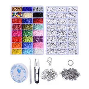 DIY Jewelry Set Fuse/Seed Beads Bracelet Necklace