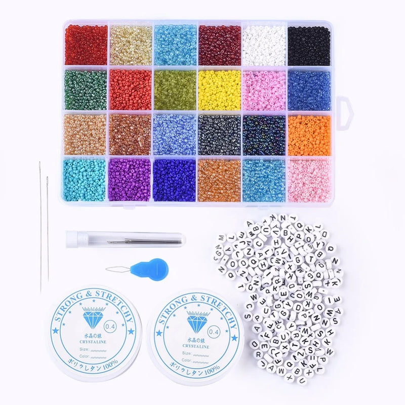 DIY Jewelry Set Fuse/Seed Beads Bracelet Necklace