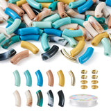 DIY Mixed Curved Tube Chunky Bracelet Kit