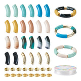 DIY Mixed Curved Tube Chunky Bracelet Kit