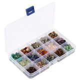 Natural Stone Chips Beads for Jewelry Making 15 Styles Bulk Crystal Chips