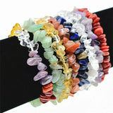 Natural Stone Chips Beads for Jewelry Making 15 Styles Bulk Crystal Chips