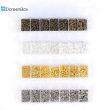 Jump Rings Findings Kit 3-8mm Iron Alloy DIY Jewelry Making Access