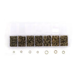 Jump Rings Findings Kit 3-8mm Iron Alloy DIY Jewelry Making Access