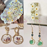 Dried Flowers Epoxy Resin Fillers Jewelry Craft DIY Nail Art