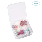1 Box Dyed Natural Malaysia Stone Rondelle Beads for DIY Jewelry Making