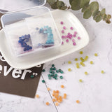 1 Box Dyed Natural Malaysia Stone Rondelle Beads for DIY Jewelry Making