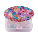Electroplate Glass Beads with Glitter for DIY Jewelry Making