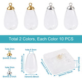 Glass Wish Bottles Pendant Jewelry Making Kit
