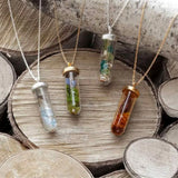 Glass Wish Bottles Pendant Jewelry Making Kit