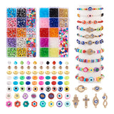 Summer Theme Polymer Clay Bead Mix DIY Kit