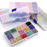 Glass Crushed Stones Glitter Epoxy Resin Mold Filler Nail Art