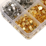 Stainless Steel Post Earring Studs Clear Ear Back Jewelry Making