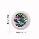 Green Gradient Butterfly Nail Charms for Nail Art