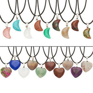Gemstone Pendant Charm Necklace Making Kit
