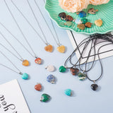 Gemstone Pendant Mix Chakra Charms Necklace Kit