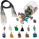 Gemstone Pendant Mix Chakra Charms Necklace Kit