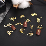 Golden Filler Epoxy Resin Jewelry DIY Materials Moon Star Heart Flower