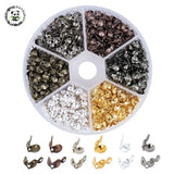 Iron Bead Tips 8x4mm Mixed Color 700pcs