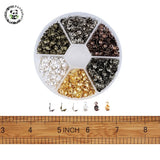 Iron Bead Tips 8x4mm Mixed Color 700pcs