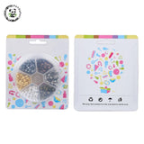 Iron Bead Tips 8x4mm Mixed Color 700pcs