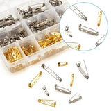 Iron Brooch Findings Back Bar Pins for DIY Jewelry Making Mixed