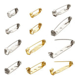 Iron Brooch Findings Back Bar Pins for DIY Jewelry Making Mixed